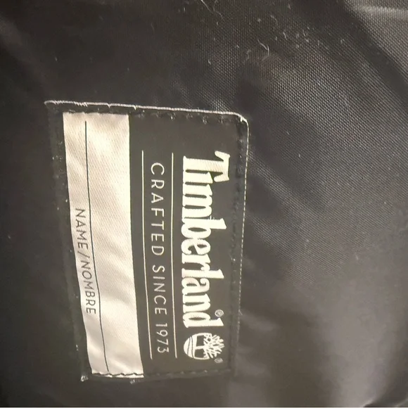 Timberland Kids Black and Gold Hooded Puffer Jacket - Picture 10 of 10